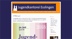Desktop Screenshot of jugendkantorei-esslingen.de