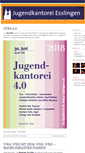 Mobile Screenshot of jugendkantorei-esslingen.de